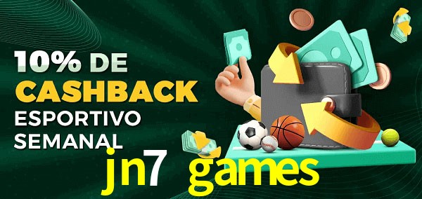 10% de bônus de cashback na jn7 games